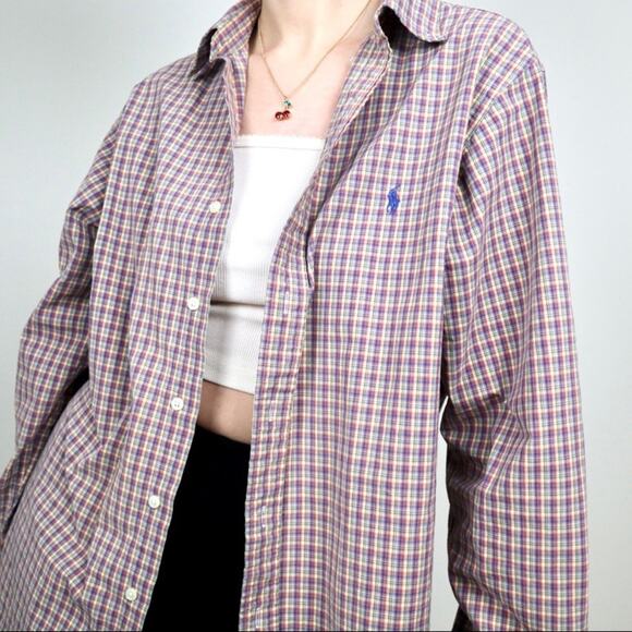 Ralph Lauren Button Down Shirt Top - Picture 2 of 4